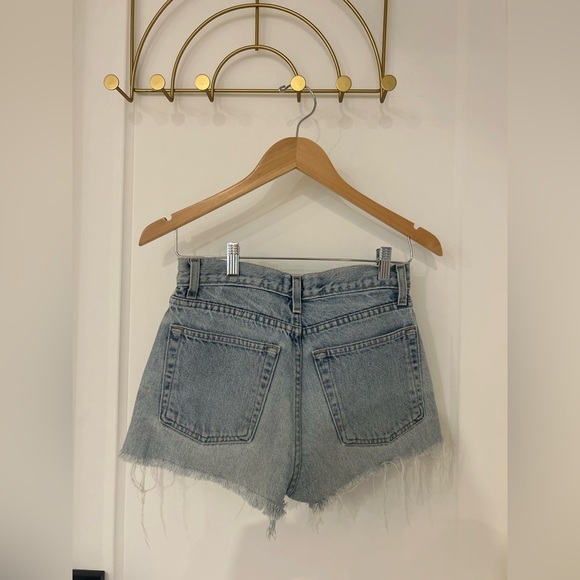 VINTAGE Bluenotes Blue Jean Shorts Distressed Cut-Off Style - Picture 4 of 4